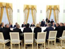 Встреча в кремле с главами думских фракций